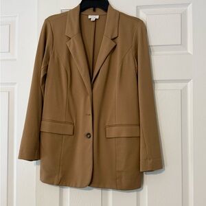 J. Jill Classic Tan Blazer